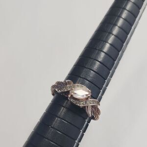 The Bradford Exchange Fitting Pretty Adjustable Copper and Topaz Ring Size 9